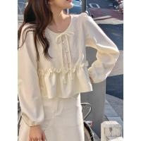 ราคา 3942 เสื้อสีเหลืองลายโบ (44017324964)