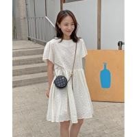 ราคา 8025 เดรสสั้นลูกไม้ (11928434565)