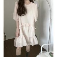 ราคา 2992 เดรสทรงปล่อยสีครีม (8174338210)