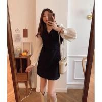 ราคา 8523 เดรสทำงานทูโทน (25709406762)