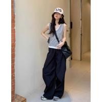 ราคา 5238 กางเกงคาร์โก้สีดำ (25278450419)