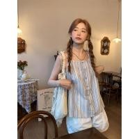 ราคา 3703 เสื้อลายทางสีฟ้าขาว (22464501638)