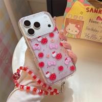 ราคา การ์ตูน Gilded Bow Wave Point น่ารักเหมาะสําหรับ iPhone 17Promax เคสโทรศัพท์ 16pro สาวหัวใจ 15pro Anti Drop 14pro ฝาครอบป้องกัน 13 พร้อมโซ่ (49407261462)