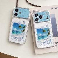 ราคา Summer Beach Graffiti Line Art เหมาะสําหรับ iPhone 17 Pro Max 16ro Max รวมทุกอย่างเคสโทรศัพท์พร้อมเคสขอบไฟฟ้า 15 14 (40579405308)