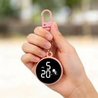 ราคา R นาฬิกาดิจิตอลพวงกุญแจทรงกลม Featuring Digital Time Display สําหรับ Commute รายวัน (50757948158)