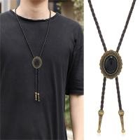 ราคา R บุรุษคาวบอยหมวกเชือกถัก Bolo Tie เสื้อคอเนคไทเครื่องประดับอุปกรณ์เสริม (44806584837)