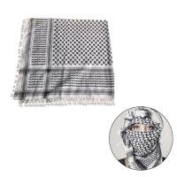 ราคา Zzz Middle East Keffyeh Headscarf Square ผ้าพันคอผู้ชายริ้วรอยผ้าพันคอผ้าพันคอ (47956595187)