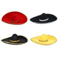 ราคา Zzz เม็กซิโกสไตล์หมวกหมวกสําหรับผู้ใหญ่ Unisex Masquerade Carnival Felt หมวกหมวกฤดูหนาวฤดูใบไม้ร่วงหมวกม้วน Br (40928944709)
