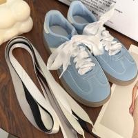 ราคา โพลีเอสเตอร์ริบบิ้น Laces Shoelace เชือกผูกรองเท้าแฟชั่น เชือกรองเท้าผ้าใบกีฬา เกาหลี DIY รองเท้าผ้าใบ Latchet อุปกรณ์รองเท้า ผู้หญิง Dressing (27577948060)