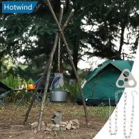 ราคา ขาตั้งกล้องและเตาแก๊สพกพา สแตนเลส สำหรับแคมปิง ทำอาหาร และแขวนหม้อ (57158694644)