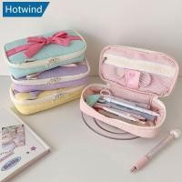 ราคา HW Bowknot Bow ดินสอเกาหลี Ins ความงามเครื่องเขียนกระเป๋า Desktop Storage ปากกากระเป๋าหวาน Minimalist สําหรับโรงเรียน Journaling I1J4 (54607663464)