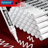 ราคา HW 1 PC สีขาวสีดําสีแดง Marker ปากกา 2 0 มม กันน้ําปากกาสีสําหรับขนสัตว์ Canva ยางแก้ว Rock โลหะ DIY Graffiti Sketching Markers เครื่องเขียน F3N7 (50704890424)