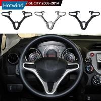 ราคา HW รถคาร์บอนไฟเบอร์พวงมาลัยแผงควบคุม Trim Strip สวิทช์สําหรับ Honda Fit GE City 2008 2014 อุปกรณ์ตกแต่งภายใน O3T4 (47808887421)