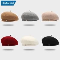 ราคา HW แฟชั่น Simple Beret Retro Warm Wool Beret Lady จิตรกรหมวกผู้หญิงอุปกรณ์เสริมหญิงของขวัญ C8S2 (47304198392)