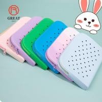 ราคา GREAT Pencil กระเป๋าใส่ปากกาความจุขนาดใหญ่ทนสิ่งสกปรก ของขวัญกล่องปากกา DIY ซิลิโคนมัลติฟังก์ชั่น (55808941145)