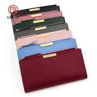 ราคา GREAT Note Channels Purse PU Leather Multi card Womens Long Wallet Portable Korean Style Card Holder Coin Pocket Women Maiden (47758951807)