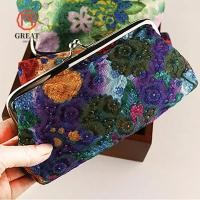 ราคา GREAT Long Wallet Dacron Weave Cloth Wallet Handheld Wallet (56108945994)