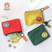 ราคา ยอดเยี่ยม โชคดี กระเป๋าเงิน กระเป๋าใส่เหรียญผ้าแคนวาสความจุขนาดใหญ่ที่ใส่บัตร โชคดี เสน่ห์ (54058932360)