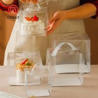 ราคา ยอดเยี่ยม กล่องของขวัญเค้กวันเกิด10ชิ้น พลาสติกโปร่งใสมือถือกล่องเค้ก มัลติฟังก์ชั่แบบพกพาอบคัพเค้กกล่องงานแต่งงาน (53608929782)