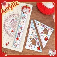 ราคา ยอดเยี่ยม 4ชิ้น ไม้บรรทัดตรง ลูกแมวสีแดง ลูกสุนัขสีเขียววัดวาดเครื่องเขียนไม้บรรทัดชุด การ์ตูนอะคริลิชุดสี่เหลี่ยมนักเรี (53307485780)