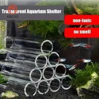 ราคา GREAT กุ้ง Breeding Tube Fish Tank Decor Aquarium Decorative Set Fish Good Shelter Houses Quality Acrylic Transparent Aquarium ถ้ํากุ้งถังปลา (57557346112)