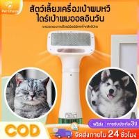 ราคา Pet Charm ไดร์เป่าผมสัตว์เลี้ยง ไดร์เป่าขนสุนัข ไดร์เป่าขนแมว 2in1 หวีแปรง ไดร์เป่าขนไฟฟ้า (26666704571)