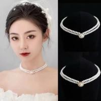 ราคา ส่งจากไทยสร้อยมุกต่างหูมุกหูเจาะงานสวยเกรดพีธีการมุกเส้นคู่วงกลมล้อมเพชร (43376790603)
