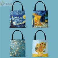 ราคา YOLOGO Tote Bag Female Van Gogh Harajuku Shopper Bag (55308332517)