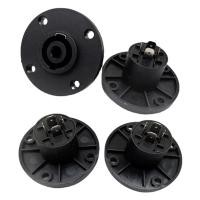 ราคา HIk Professional 4 Pin Speakon Socket Jack Connector ปลั๊กแปลงเครื่องขยายเสียง (49606918174)