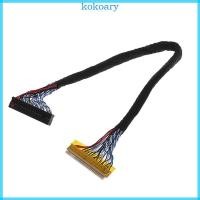 ราคา KOK 8 บิต LVDS สาย FIX 30 Pin 2ch สําหรับ 17 26 นิ้ว LCD LED แผง Controller 25 ซม (54358731127)