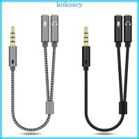 ราคา KOK 3 5 มม อะแดปเตอร์เสียง Y Splitter 3 5 มม ชุดหูฟัง 2 หญิง 1 ชายสําหรับแล็ปท็อปหูฟังโทรศัพท์หูฟัง Microphon (54308735705)