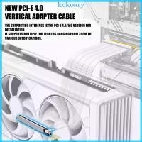 ราคา KOK PCIe3 0 PCIe4 0 X16 แนวตั้งกราฟิกการ์ดสายต่อเครื่องมือติดตั้งน้อย (53457562515)