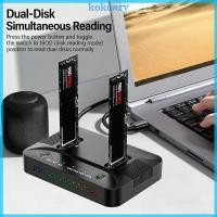 ราคา KOK USB3 2 GEN 2 10Gbps 20Gbps ความเร็วสําหรับ NVME Storage Hard Drive Docking Station (52557562433)