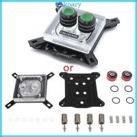 ราคา KOK G1 4 ด้ายหม้อน้ําระบายความร้อนด้วยน้ําฮีทซิงค์บล็อก Waterblock อะคริลิคทองแดงวัสดุสําหรับ 1150 1151 1155 1156 PC CPU (44429182542)