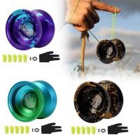 ราคา BrighthorKids Yoyo Ball แบริ่งไม่ตอบสนองหมุนได้มั่นคงโลหะผสม Yoyo ของเล่นพร้อมเชือกถุงมือสําหรับเด็ก (40851125561)