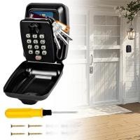 ราคา Brighthor Wall Mount Key Lock ปลอดภัย Secret กล่องเก็บรหัส Security Lock ไม่มี Key Home Garage Office Key แบบพกพาผสมกล่อง Organizer (27830249164)
