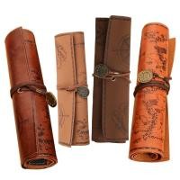 ราคา กระเป๋าดินสอ หนังนิ่ม สไตล์วินเทจ สําหรับใส่เครื่องสําอาง (17689775954)