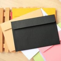 ราคา Stat ชุด 10 Retro กระดาษคราฟท์ซองจดหมาย A6 กระดาษโปสการ์ดคําเชิญ Letter Cash Organizer กระเป๋า Vintage สี Envelo (56950838418)