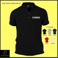 ราคา POLO Clic Yamaha Racing Logo Collared Shirt Vintage Sportswear Streetwear Sulam Baju POLO Shirt Short Sleevedฤดูร้อนผ้าฝ (54509139080)