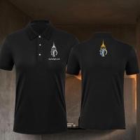 ราคา โปโล เสื้อโปโลสีดำ เสื้อแขนสั้นลายน้อมส่งเสด็จสู่สวรรคาลัย การไว้ทุกข์ ลายริบบิ้น Black เสื้อดำ Polo กีฬาโปโลฤดูร้อนผ้ (52758837623)