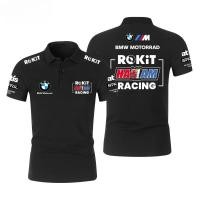 ราคา Summer Motorcycle BMW Riding Short Sleeve T Shirt Motorcycle Racing Lapel POLO Shirt Team Race Top Menฤดูร้อนผ้าฝ้ายแท (51259417157)