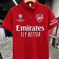 ราคา NEW เสื้อโปโล เสื้ออาร์เซนอล UEFA Champions League ชุดฟุตบอล Arsenal FC ผ้าฝ้าย Polo shirt S 3XL Fan jersey เสื้อผ้าชายฤ (48859053212)