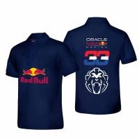 ราคา โปโล เสื้อโปโล Red Bull Racing Team Polo เสื้อโปโลแขนสั้น Red Bull Racing ทีมสไตล์ผู้ใหญ่ S 3XLผ้าCotton 100 ราคาถูกฤ (48809369961)