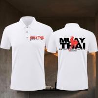 ราคา ผ้าCotton 100 MUAY THAI TIGER Polo shirt Cotton neck Multiple sizes available เสื้อโปโล ล้างทำความสะอาดได้และไม่เสียรูป (44509311661)