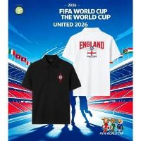 ราคา ใหม่ 2026 ฟุตบอลโลกเกมฟุตบอลโปโลสบายระบายอากาศ S 3XL 2026 FIFA World Cup england Polo 14 (44430362124)