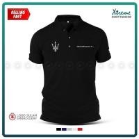 ราคา เสื้อโปโล Tee Sulam Maserati GrandTurismo MC20 Ghibli Levante Baju เสื้อยืด Lelaki ผู้ชายออกแบบโลโก้ SulamCotton 100 (51709143930)