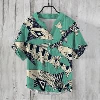 ราคา เสื้อยืดผู้ชายฤดูร้อนปี 2025 ทำจากผ้าลินินแขนสั้น สวมใส่สบาย มาพร้อมดีไซน์เฉพาะ (29843137559)