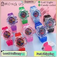 ราคา Superin Girly Style Sanrio Kulomi Melody Hello Kitty นาฬิกาควอตซ์หน้าปัดกลม ส่องสว่าง (51601718774)