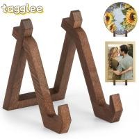 ราคา TAGGLEE กรอบรูป ที่ใส่คอลเลกชันขาตั้งที่วางแผ่น ที่วางโชว์ไม้สมุดเหรียญวินเทจ (53057003682)