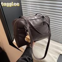ราคา TAGGLEE กระเป๋าสะพายข้างความจุใหญ่ สไตล์วินเทจ สำหรับ 여성 จากหนัง PU (52152938235)